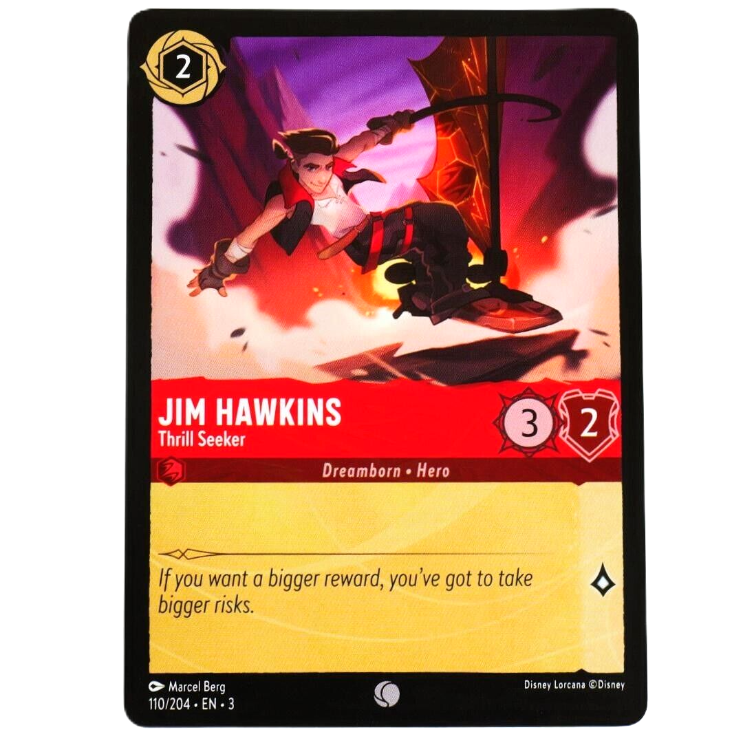 Jim Hawkins Thrill Seeker - Common - Disney Lorcana Into the Inklands #110/204