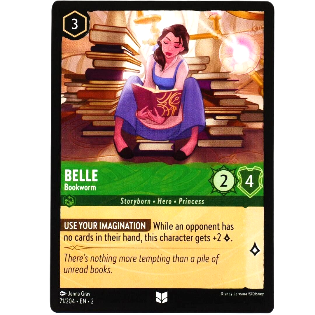 Belle Bookworm - Uncommon - Disney Lorcana TCG Rise of the Floodborn #71/204