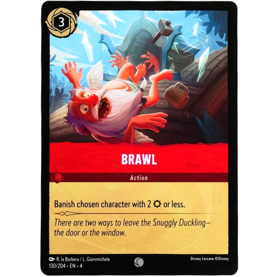 Brawl Action Card - Common - Disney Lorcana TCG Ursula's Return #130/204