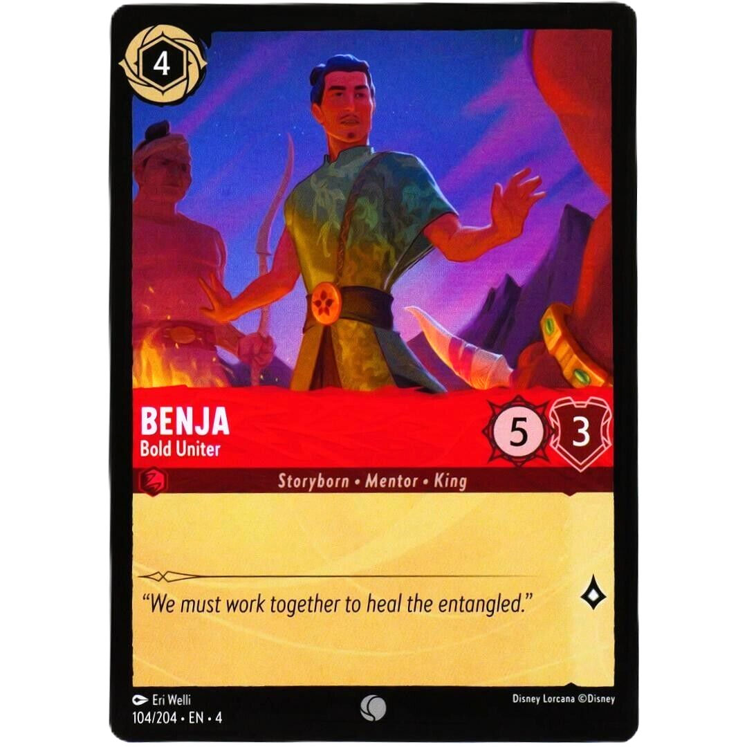 Benja Bold Uniter - Common - Disney Lorcana TCG Ursula's Return #104/204