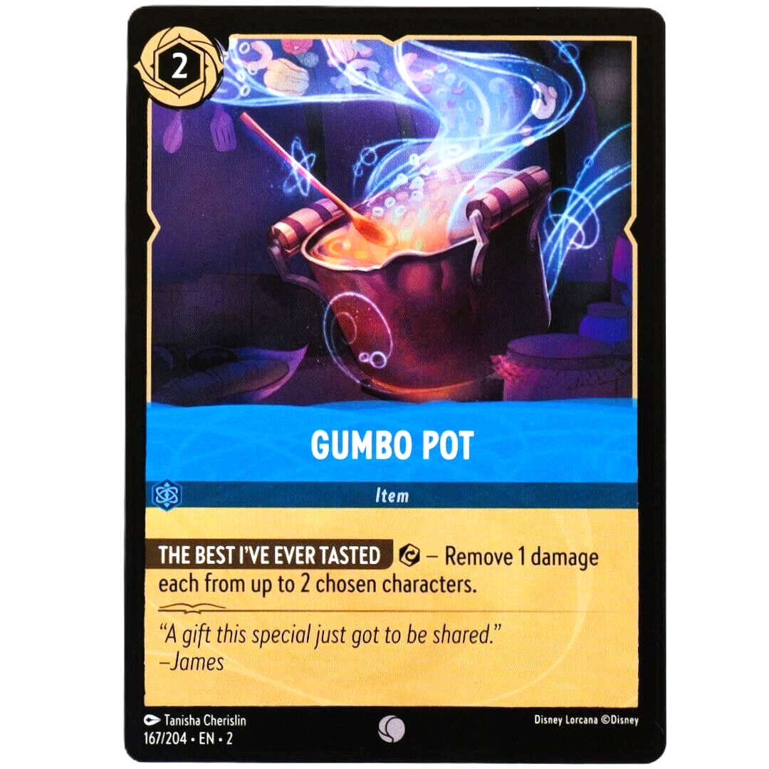 Gumbo Pot Item Card - Common - Disney Lorcana TCG Rise of the Floodborn #167/204