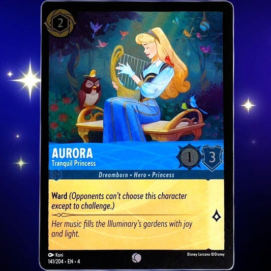 (Foil) Aurora Tranquil Princess - Disney Lorcana TCG Ursula's Return #141/204