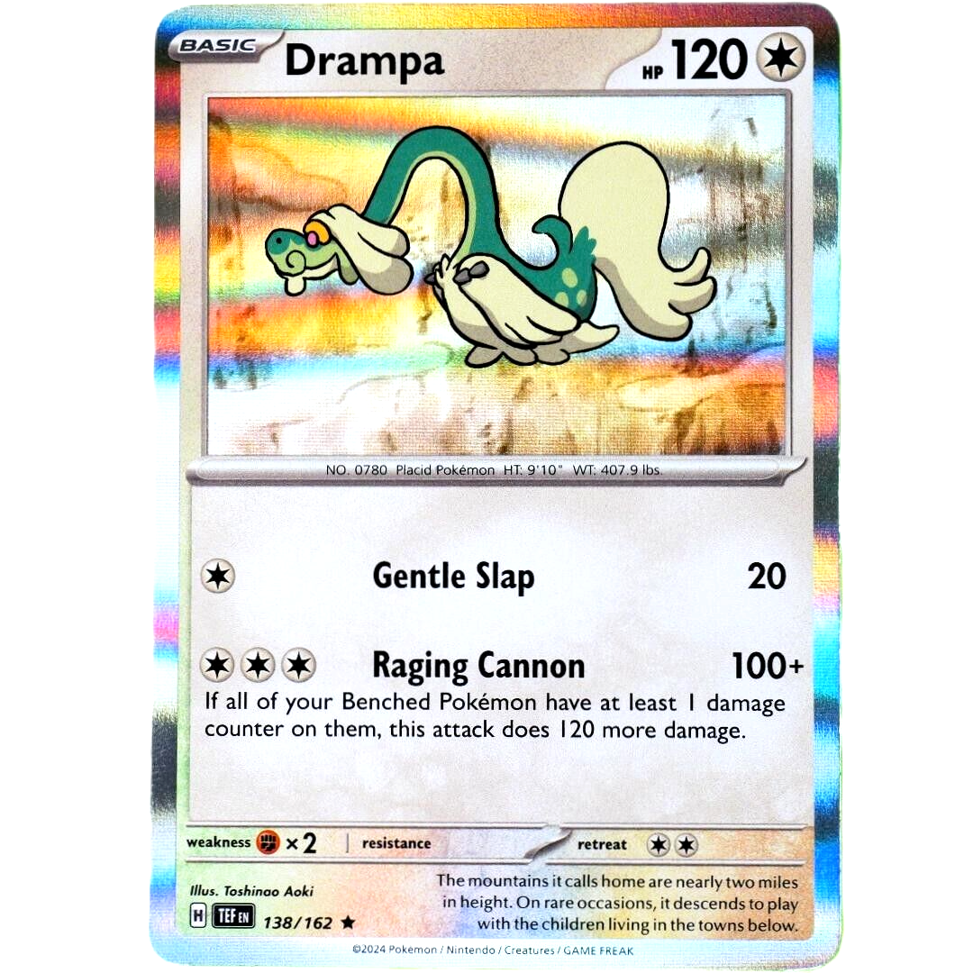 Drampa - Rare Holo - Pokemon TCG Scarlet & Violet Temporal Forces #138/162