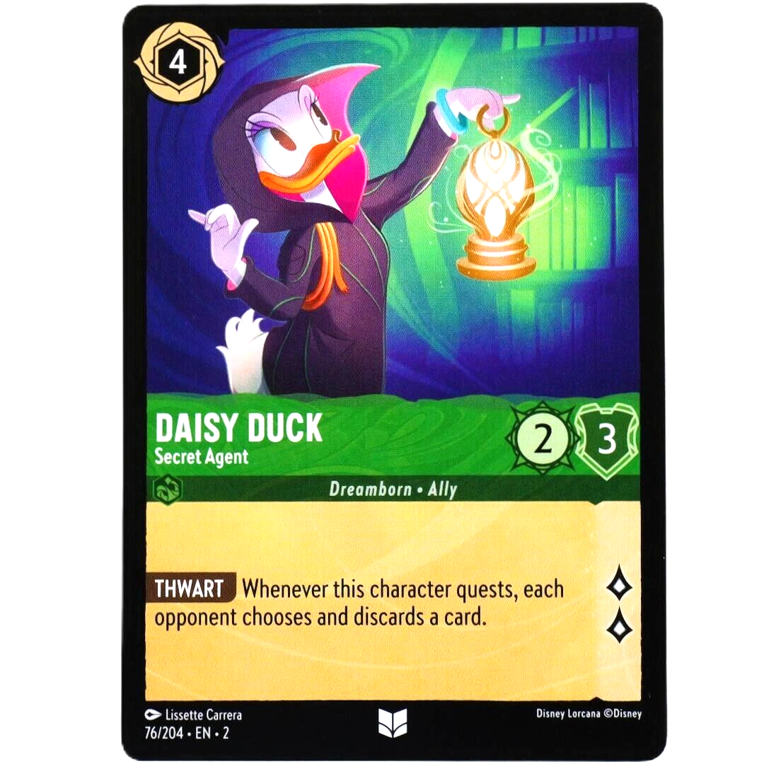 Daisy Duck Secret Agent - Disney Lorcana TCG Rise of the Floodborn #76/204