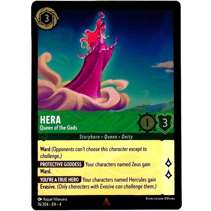 (Foil) Hera Queen of the Gods - Rare - Disney Lorcana Ursula's Return #76/204