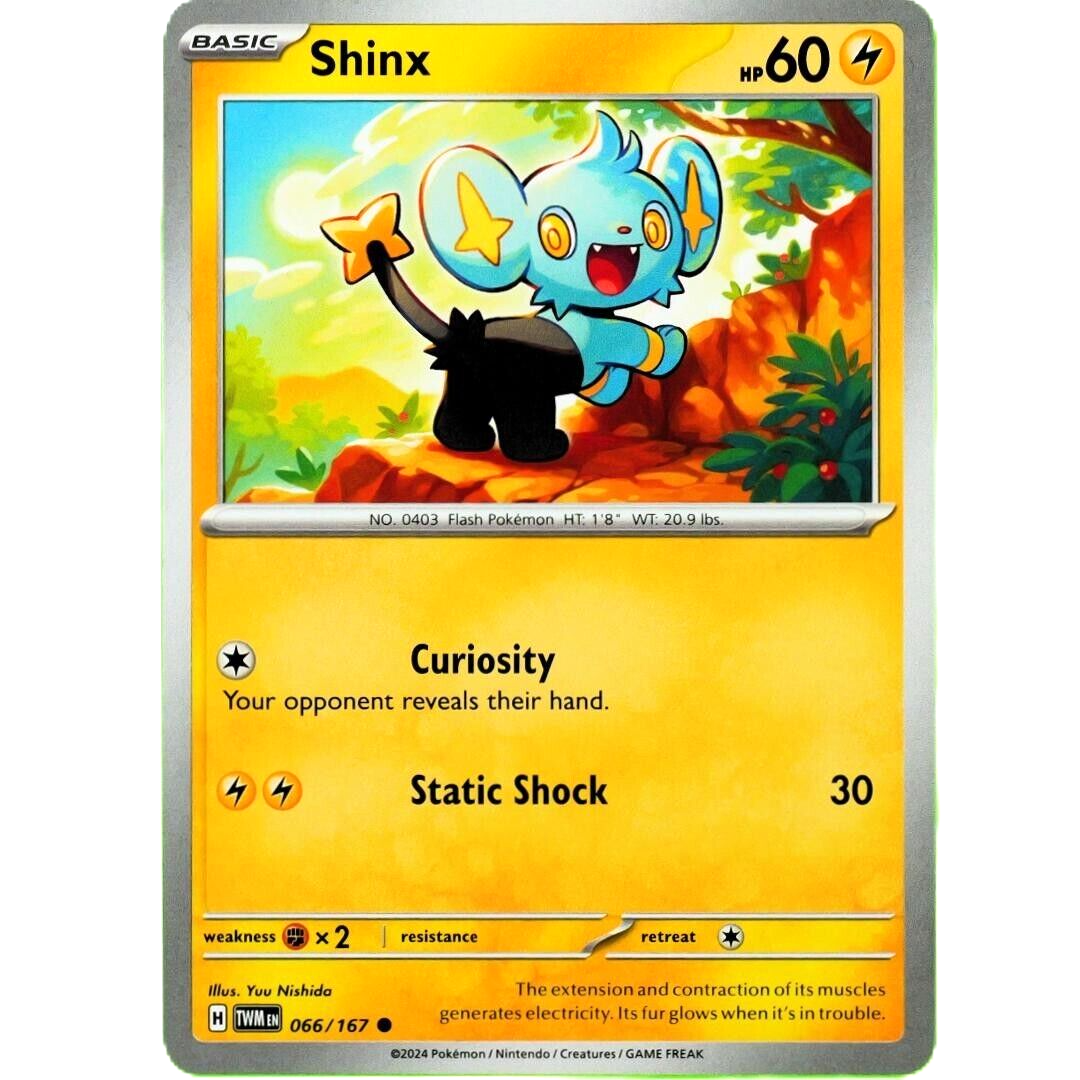 Shinx - Common - Pokemon TCG Scarlet & Violet Twilight Masquerade #066/167