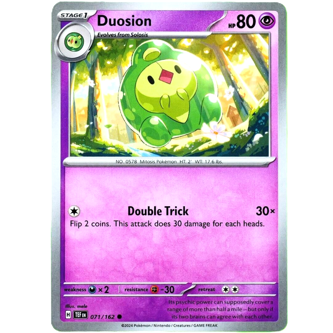 Duosion - Common - Pokemon TCG Scarlet & Violet Temporal Forces #071/162