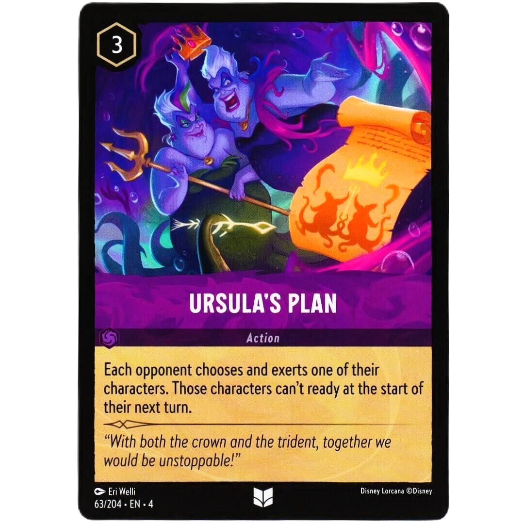 Ursula's Plan - Uncommon - Disney Lorcana TCG Ursula's Return #63/204