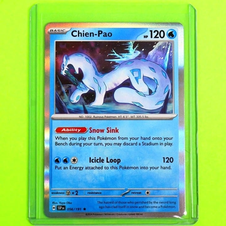 Chien-Pao - Rare Holo - Pokemon TCG Scarlet & Violet Surging Sparks #056/191