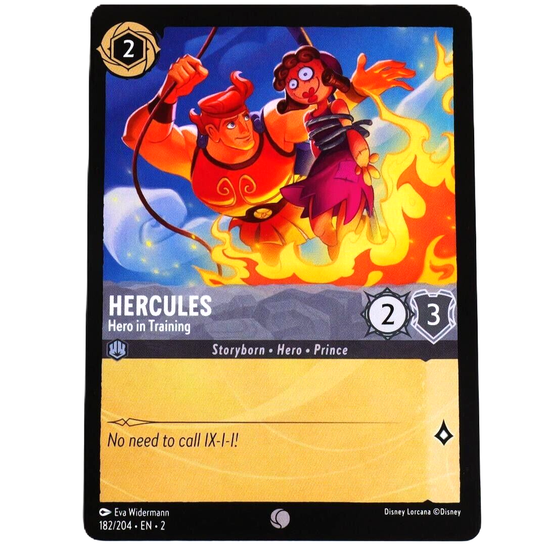 Hercules Hero in Training - Disney Lorcana TCG Rise of the Floodborn #182/204