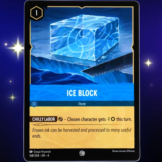 Ice Block Item Card - Common - Disney Lorcana TCG Ursula's Return #168/204