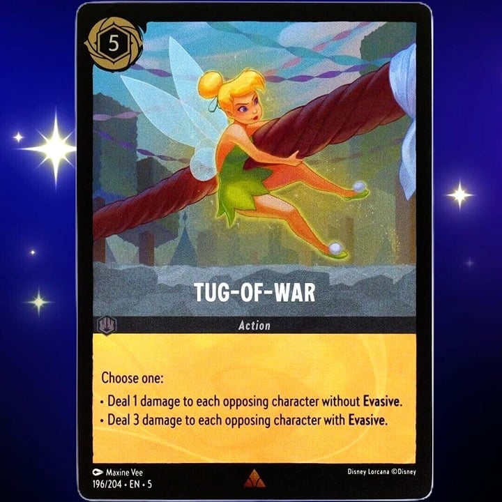 (Foil) Tug-Of-War - Rare - Disney Lorcana TCG Shimmering Skies #196/204