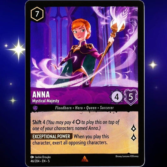 Anna Mystical Majesty - Rare - Disney Lorcana TCG Shimmering Skies #46/204