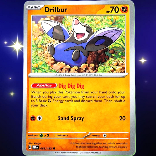 Drilbur - Common - Pokemon TCG Scarlet & Violet Temporal Forces #085/162