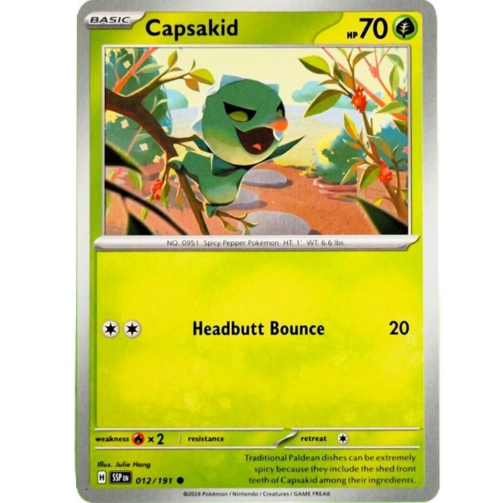 Capsakid - Common - Pokemon TCG Surging Sparks #012/191