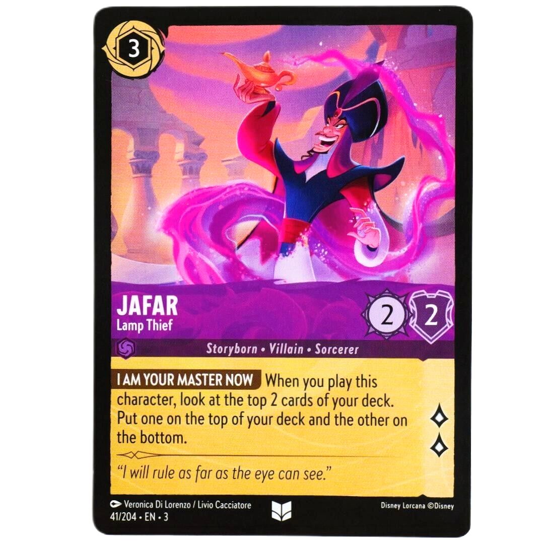 Jafar Lamp Thief - Uncommon - Disney Lorcana Into the Inklands #41/204