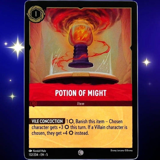 (Foil) Potion of Might - Common - Disney Lorcana TCG Shimmering Skies #132/204