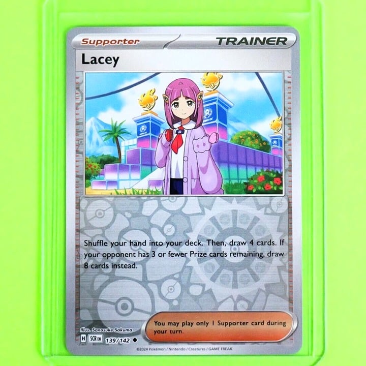 Lacey - Reverse Holo - Pokemon TCG Stellar Crown #139/142