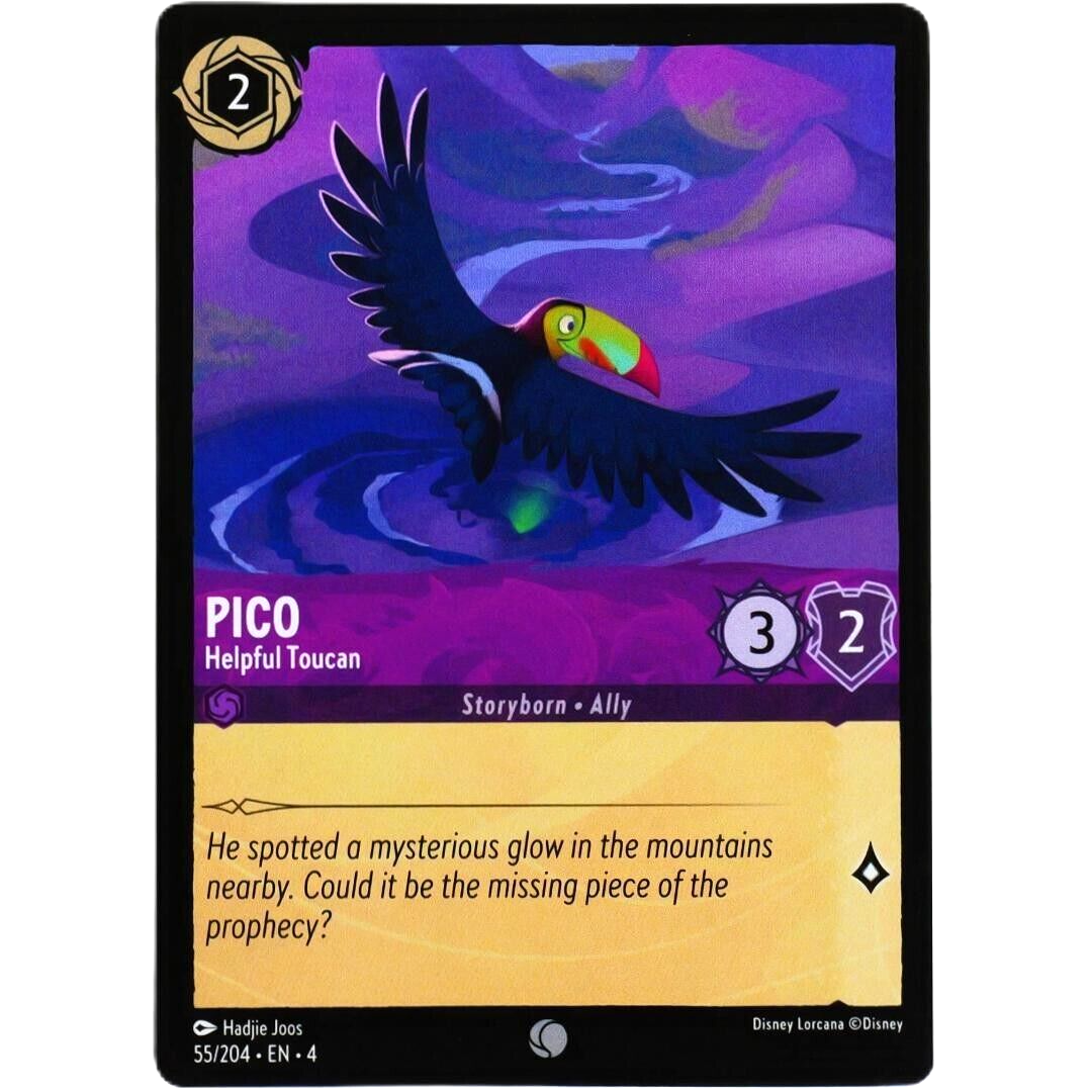 Pico Helpful Toucan - Common - Disney Lorcana TCG Ursula's Return #55/204