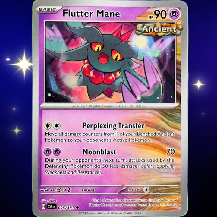 Flutter Mane - Uncommon - Pokemon TCG Surging Sparks #096/191