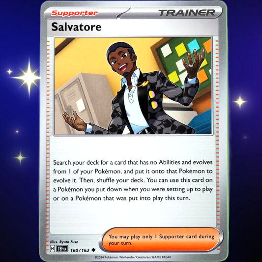 Salvatore - Uncommon - Pokemon TCG Scarlet & Violet Temporal Forces #160/162