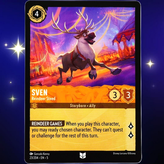 Sven Reindeer Steed - Uncommon - Disney Lorcana TCG Shimmering Skies #23/204