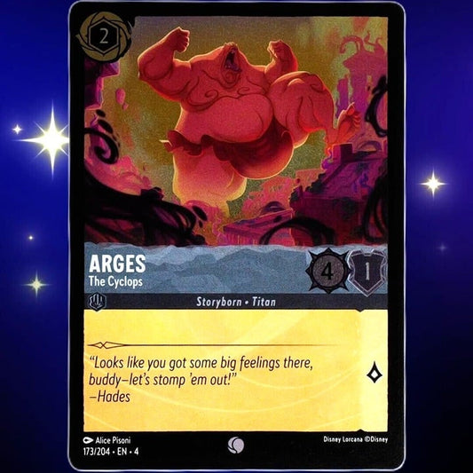 (Foil) Arges The Cyclops - Common - Disney Lorcana TCG Ursula's Return #173/204