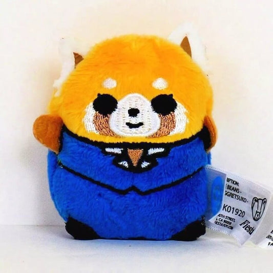 Aggretsuko Cutie Beans Series 1 - Smiling Aggretsuko with Clip Case - Like New