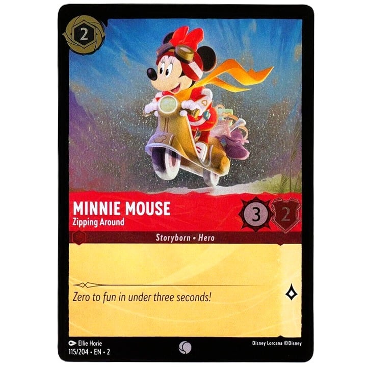 (Foil) Minnie Mouse Zipping Around - Lorcana TCG Rise of the Floodborn #115/204