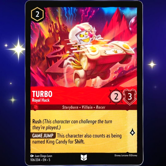 Turbo Royal Hack - Uncommon - Disney Lorcana TCG Shimmering Skies #106/204