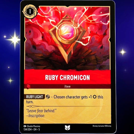 Ruby Chromicon - Uncommon - Disney Lorcana TCG Shimmering Skies #134/204