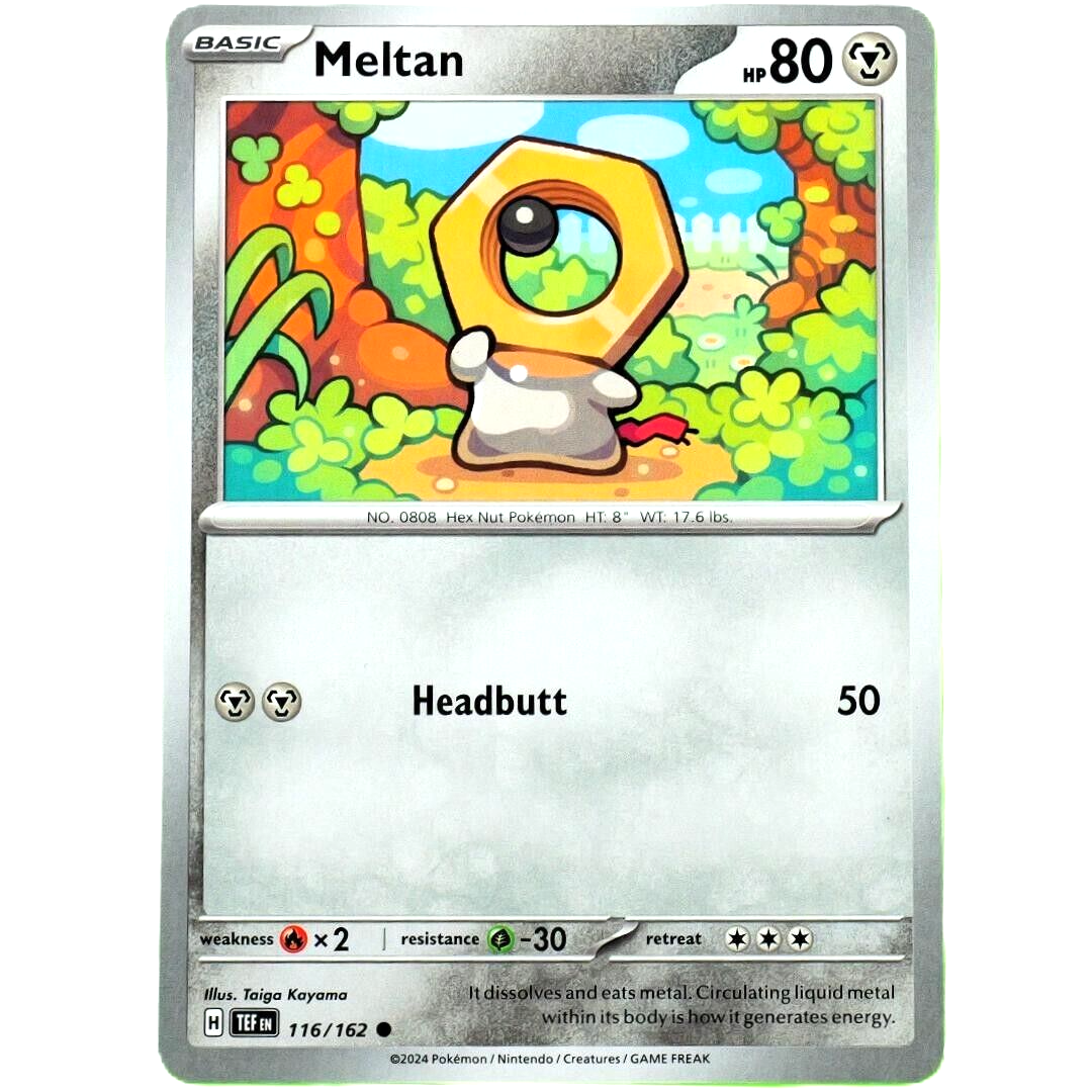 Meltan - Common - Pokemon TCG Scarlet & Violet Temporal Forces #116/162