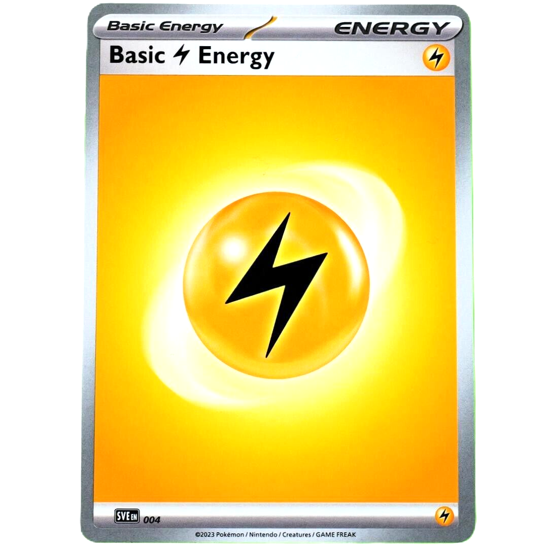 Basic Energy - Lightning - Pokemon TCG Scarlet & Violet #004 - Set of 5