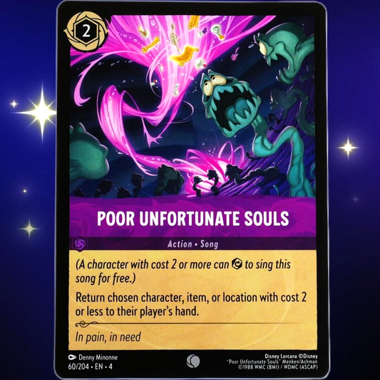 Poor Unfortunate Souls - Common - Disney Lorcana TCG Ursula's Return #60/204