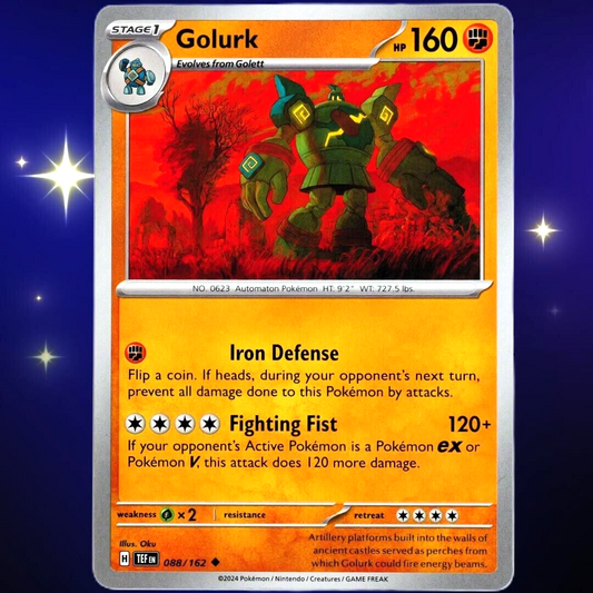 Golurk - Uncommon - Pokemon TCG Scarlet & Violet Temporal Forces #088/162