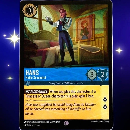 (Foil) Hans Noble Scoundrel - Common - Disney Lorcana Ursula's Return #146/204