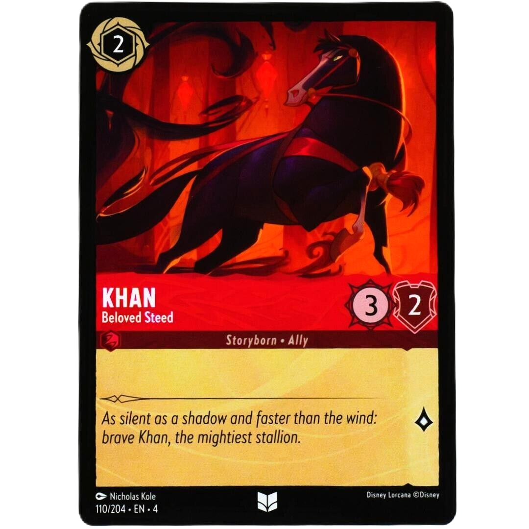 Khan Beloved Steed - Uncommon - Disney Lorcana TCG Ursula's Return #110/204