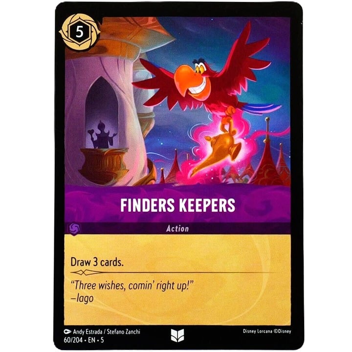 Finders Keepers - Uncommon - Disney Lorcana TCG Shimmering Skies #60/204