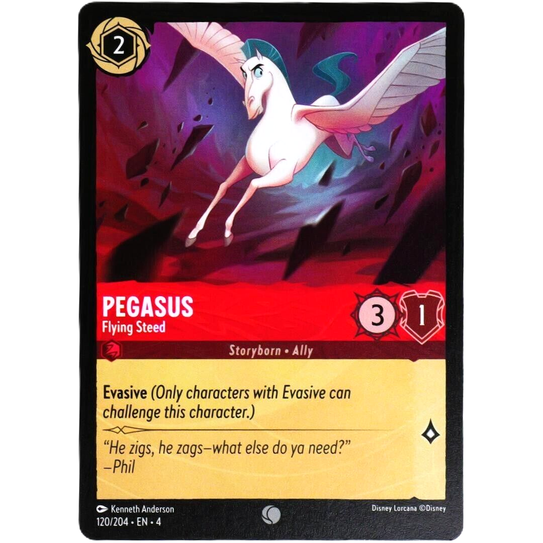 Pegasus Flying Steed - Common - Disney Lorcana TCG Ursula's Return #120/204