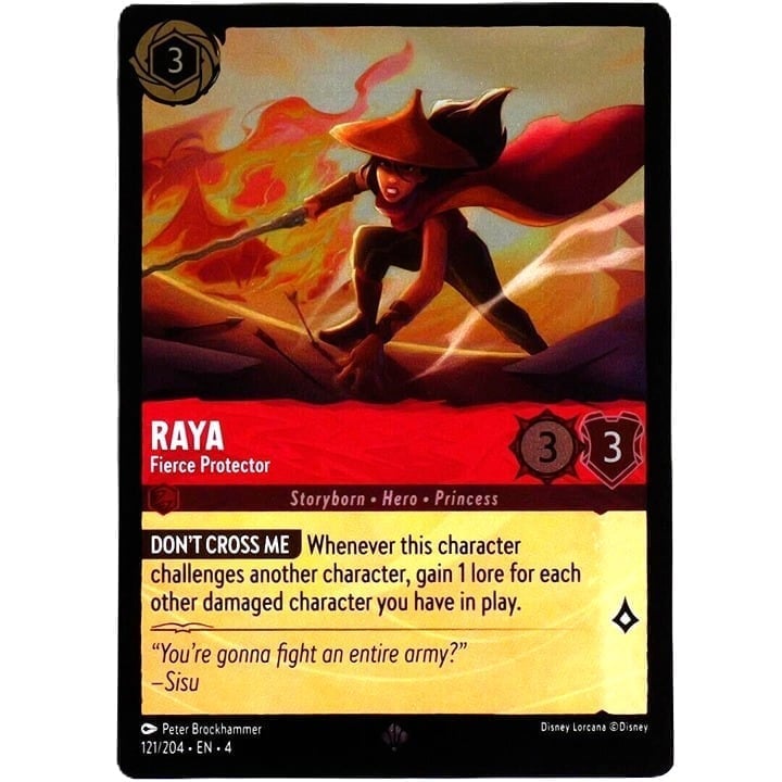 (Foil) Raya Fierce Protector - Disney Lorcana Ursula's Return #121/204