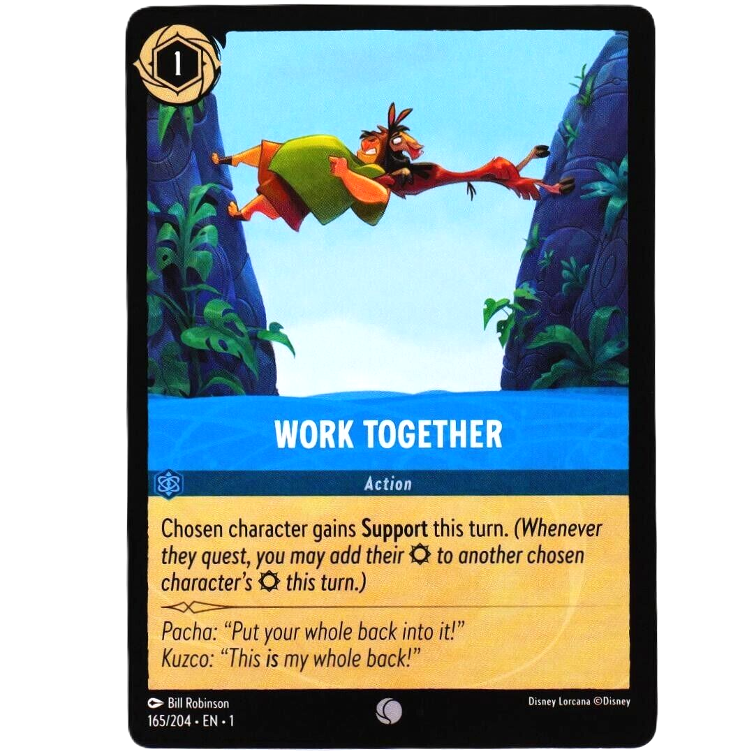 Work Together Action - Common - Disney Lorcana TCG The First Chapter #165/204