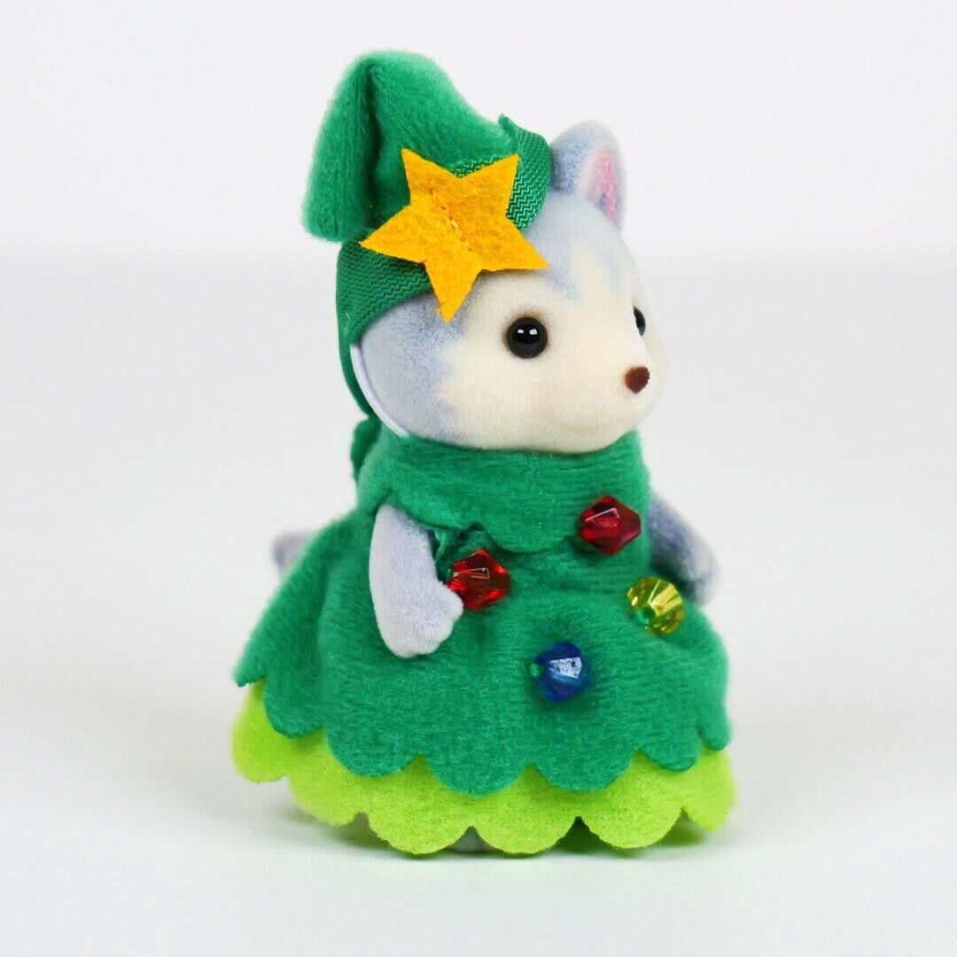 Calico Critters Christmas Husky Girl