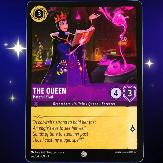 The Queen Hateful Rival - Common - Disney Lorcana TCG Into the Inklands #57/204