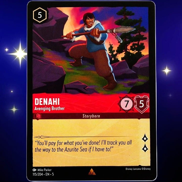 Denahi Avenging Brother - Rare - Disney Lorcana TCG Shimmering Skies #115/204