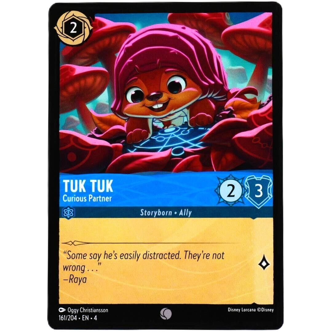 Tuk Tuk Curious Partner - Common - Disney Lorcana TCG Ursula's Return #161/204