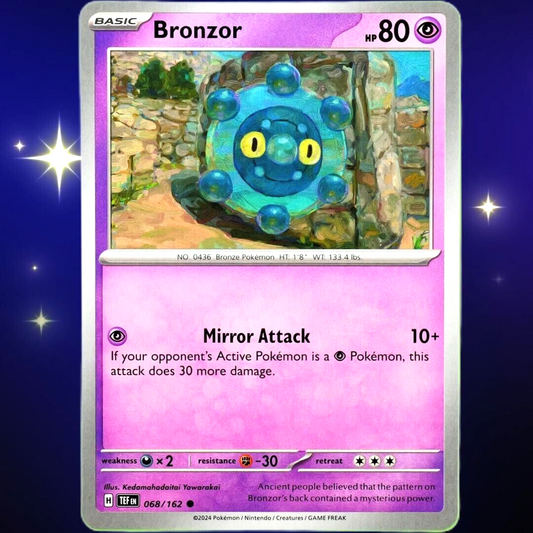 Bronzor - Common - Pokemon TCG Scarlet & Violet Temporal Forces #068/162