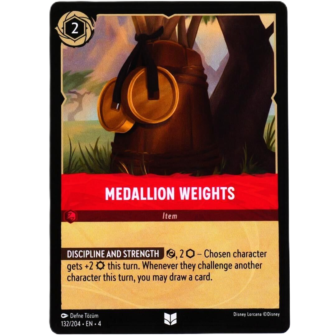 Medallion Weights - Uncommon - Disney Lorcana TCG Ursula's Return #132/204