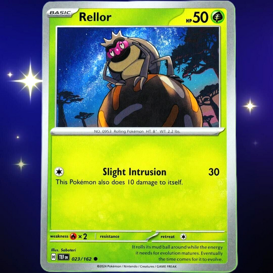 Rellor - Common - Pokemon TCG Scarlet & Violet Temporal Forces #023/162