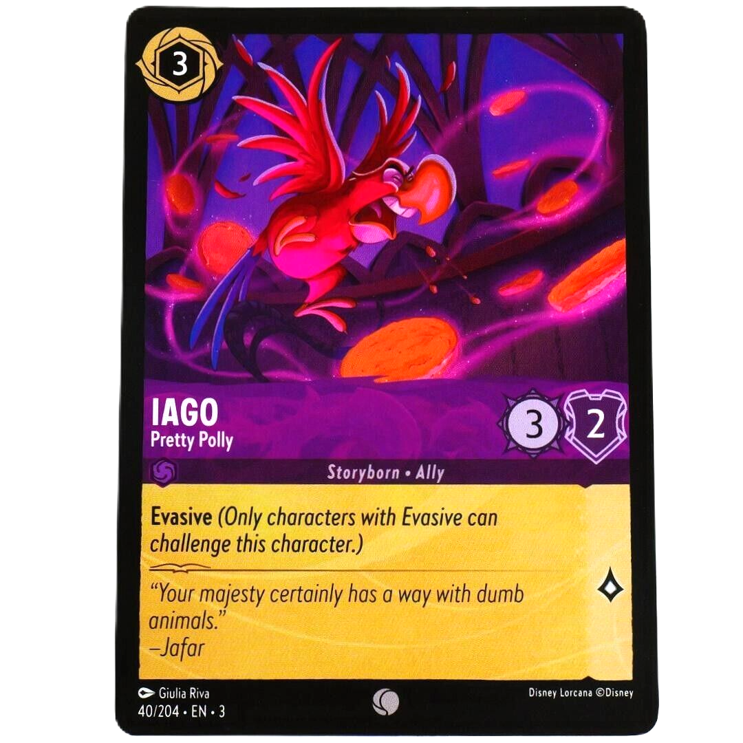 Iago Pretty Polly - Common - Disney Lorcana Into the Inklands #40/204