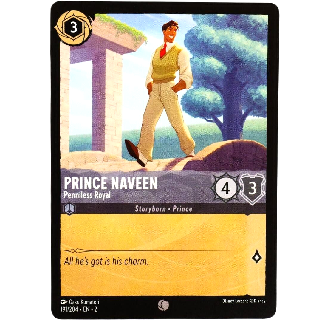 Prince Naveen Penniless Royal - Disney Lorcana Rise of the Floodborn #191/204